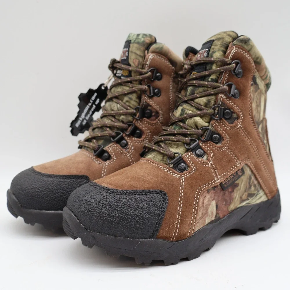 Rocky Kids 1.5M Outdoor Hunting Boots Brown Camo 800g Thinsulate FQ0003710
